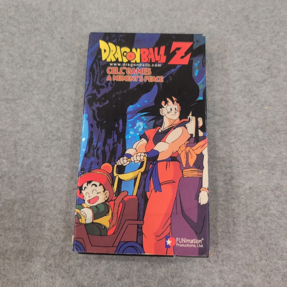 Dragon Ball Z Cell Games A Moment's Peace VHS Anime Episodes 154-156 Funimation